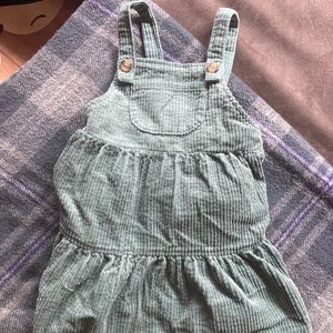 Teal Zara corduroy dress